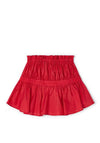 Mayoral Girl Poplin Elasticated Waist Skirt, Red