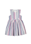 Mayoral Girl Sleeveless Stripe Dress, Multi
