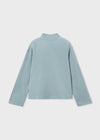 Mayoral Mini Girl Long Sleeve Party Cats Top, Blue