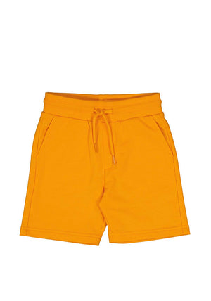 Mayoral Mini Boy Basic Fleece Shorts, Orange