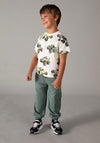 Mayoral Mini Boy Cargo Jogger, Green