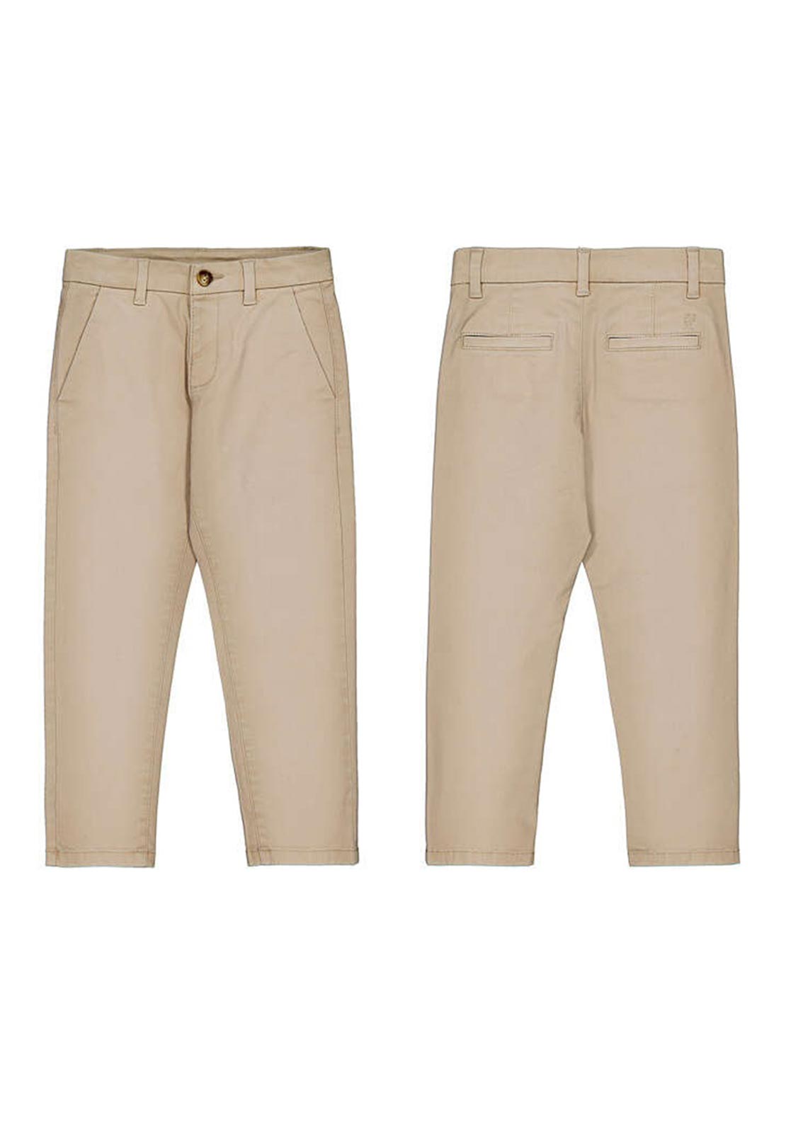 Mayoral Mini Boy Chino Trouser, Beige