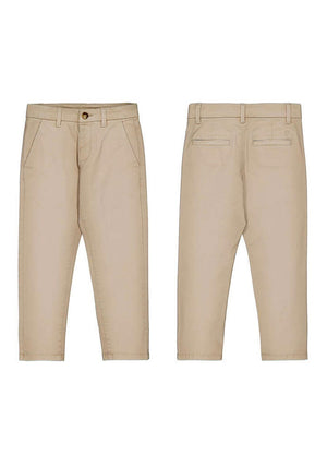 Mayoral Mini Boy Chino Trouser, Beige