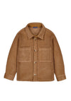 Mayoral Mini Boy Corduroy Long Sleeve Overshirt, Tan