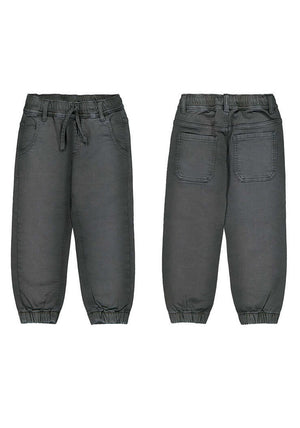 Mayoral Mini Boy Elasticated Waist Cuffed Trouser, Black