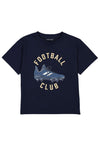 Mayoral Mini Boy Football Club Short Sleeve Tee, Navy