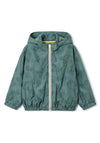 Mayoral Mini Boy Hooded Long Sleeve Jacket, Green