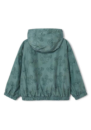 Mayoral Mini Boy Hooded Long Sleeve Jacket, Green