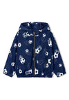 Mayoral Mini Boy Hooded Long Sleeve Jacket, Navy