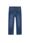 Mayoral Boy Slim Denim Jean, Blue
