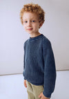 Mayoral Mini Boy Long Sleeve Jumper, Navy