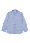 Mayoral Mini Boy Long Sleeve Print Shirt, Blue