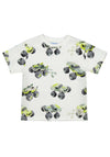 Mayoral Mini Boy Monster Truck Short Sleeve Tee, White