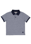 Mayoral Mini Boy Short Sleeve Polo, Navy