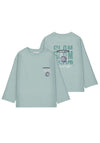 Mayoral Mini Boy Slam Dunk Long Sleeve Top, Green