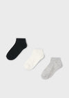 Mayoral Boy 3 Pack Trainer Sock, Navy