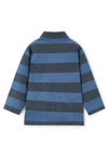 Mayoral Mini Boy Long Sleeve Stripe Polo, Blue