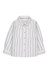 Mayoral Mini Boy Long Sleeve Stripe Shirt, White Multi