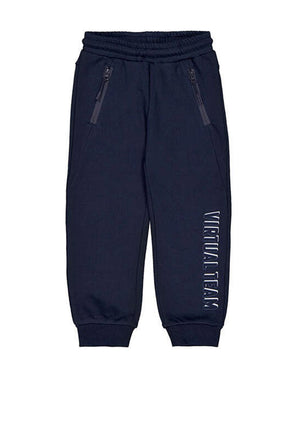 Mayoral Mini Boy Team Cuffed Jogger, Navy