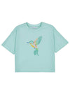 Mayoral Mini Girl Bird Short Sleeve Tee, Green