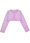 Mayoral Mini Girl Long Sleeve Bolero Cardigan, Lilac