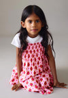 Mayoral Mini Girl Print Combination Dress, Pink