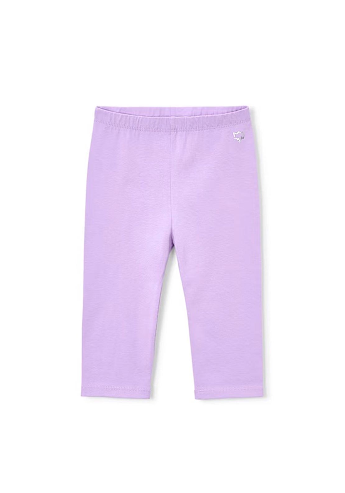 Mayoral Mini Girl Cropped Legging, Lilac