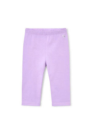 Mayoral Mini Girl Cropped Legging, Lilac