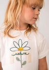 Mayoral Mini Girl Daisy Tee and Legging Set, Green