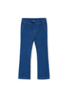 Mayoral Mini Girl Flare Denim Legging, Blue