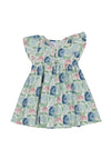 Mayoral Mini Girl Print Short Sleeve Dress, Green