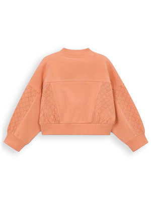 Mayoral Mini Girl Long Sleeve Jacket, Orange