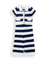 Mayoral Mini Girl Knit Top and Trouser Set, Navy Multi