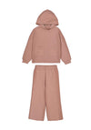 Mayoral Mini Girl Knit Hoodie and Trouser Set, Pink
