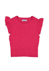 Mayoral Mini Girl Knit Ribbed Top, Pink