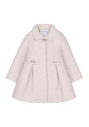 Mayoral Mini Girl Long Sleeve Dress Coat, Cream