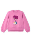 Mayoral Mini Girl Embroidered Long Sleeve Sweater, Pink