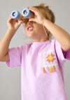 Mayoral Mini Girl Tassel Tee and Legging Set, Purple