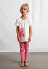 Mayoral Mini Girl Floral Top and Legging Set, Pink