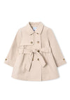 Mayoral Mini Girl Trench Coat, Beige