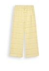 Mayoral Older Girl Stripe Crochet Trouser, Yellow