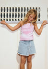 Mayoral Older Girl Denim Skort, Blue