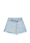 Mayoral Older Girl Denim Skort, Blue