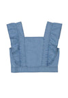 Mayoral Older Girl Denim Top, Blue