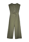Mayoral Older Girl Sleeveless Jumpsuit, Green