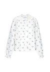 Mayoral Older Girl Long Sleeve Bow Blouse, Off White