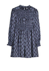 Mayoral Older Girl Long Sleeve Print Dress, Navy Multi
