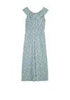 Mayoral Older Girl Floral Print Jumpsuit, Mint
