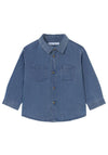 Mayoral Baby Boy Long Sleeve Denim Shirt, Blue