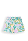 Mayoral Mini Girl Floral Shorts, Blue Multi